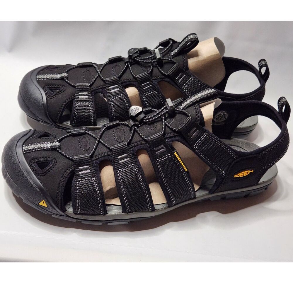 KEEN Clearwater CNX Men’s Sandals Size 13 Black Gargoyle Waterproof